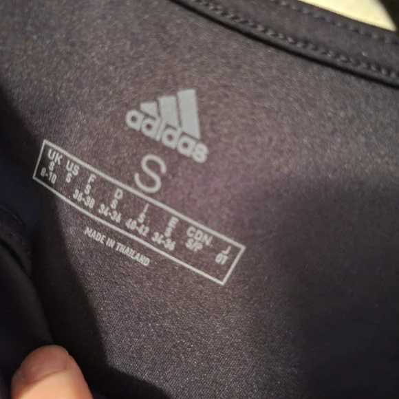 Adidas aeroready long sleeve cutout crop top, SMALL NWT - Picture 3 of 6